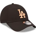 lippikset-kaareva-musta-saadettava-nauha-9forty-league-essential-los-angeles-dodgers-mlb-new-era