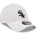 lippikset-kaareva-valkoinen-saadettava-nauha-9forty-league-essential-chicago-white-sox-mlb-new-era