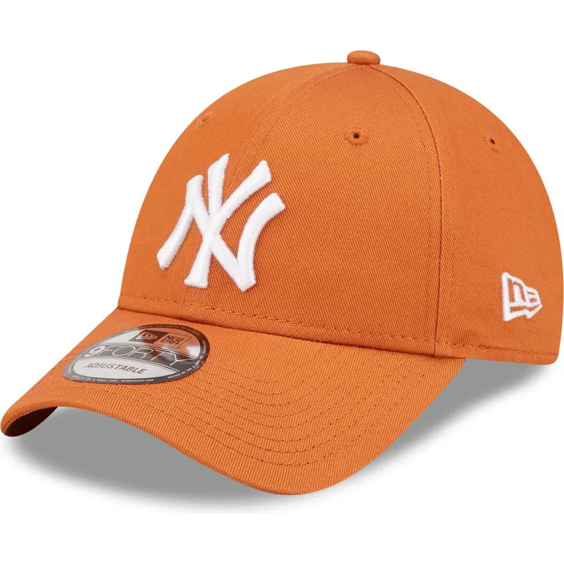 lippikset-kaareva-oranssi-saadettava-nauha-9forty-league-essential-new-york-yankees-mlb-new-era