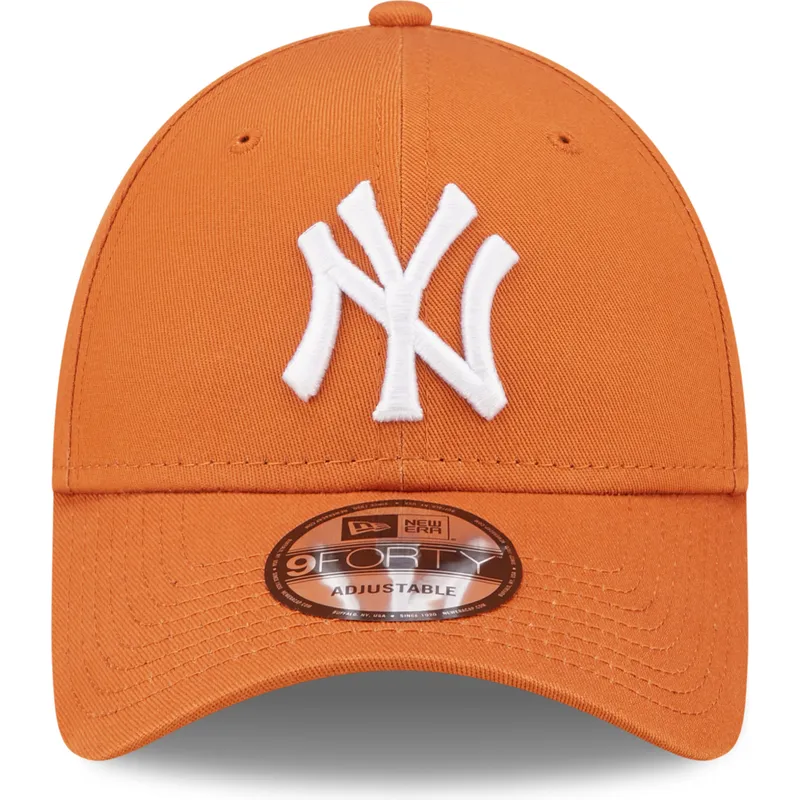 lippikset-kaareva-oranssi-saadettava-nauha-9forty-league-essential-new-york-yankees-mlb-new-era