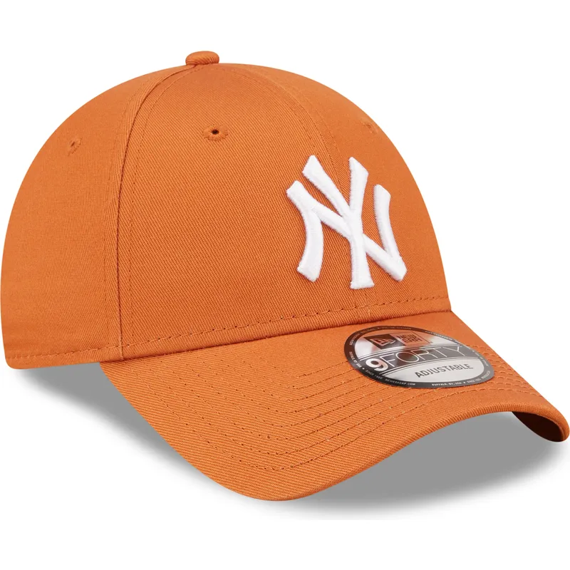lippikset-kaareva-oranssi-saadettava-nauha-9forty-league-essential-new-york-yankees-mlb-new-era