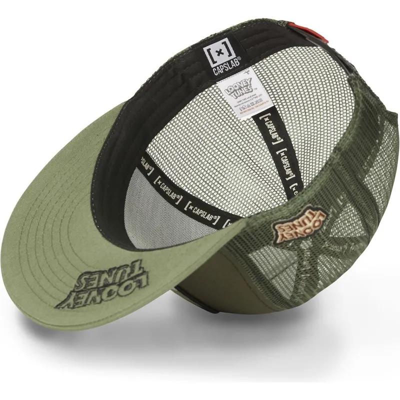 lippikset-littea-rekka-vihrea-snapback-casf-wi4-kojootti-looney-tunes-capslab