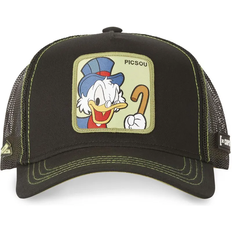 lippikset-kaareva-rekka-ruskea-snapback-scr2-roope-ankka-disney-capslab