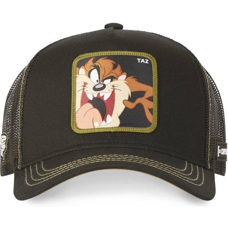 lippikset-kaareva-rekka-ruskea-snapback-tasmanian-piru-looney-tunes-capslab