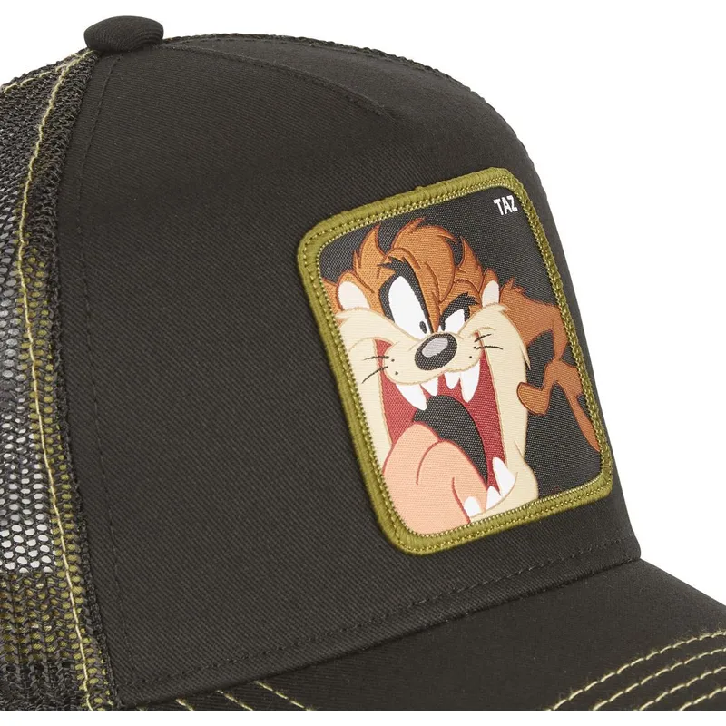 lippikset-kaareva-rekka-ruskea-snapback-tasmanian-piru-looney-tunes-capslab