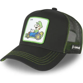 lippikset-kaareva-rekka-musta-snapback-kart-lui1-bros-luigi-super-mario-bros-capslab