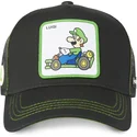lippikset-kaareva-rekka-musta-snapback-kart-lui1-bros-luigi-super-mario-bros-capslab