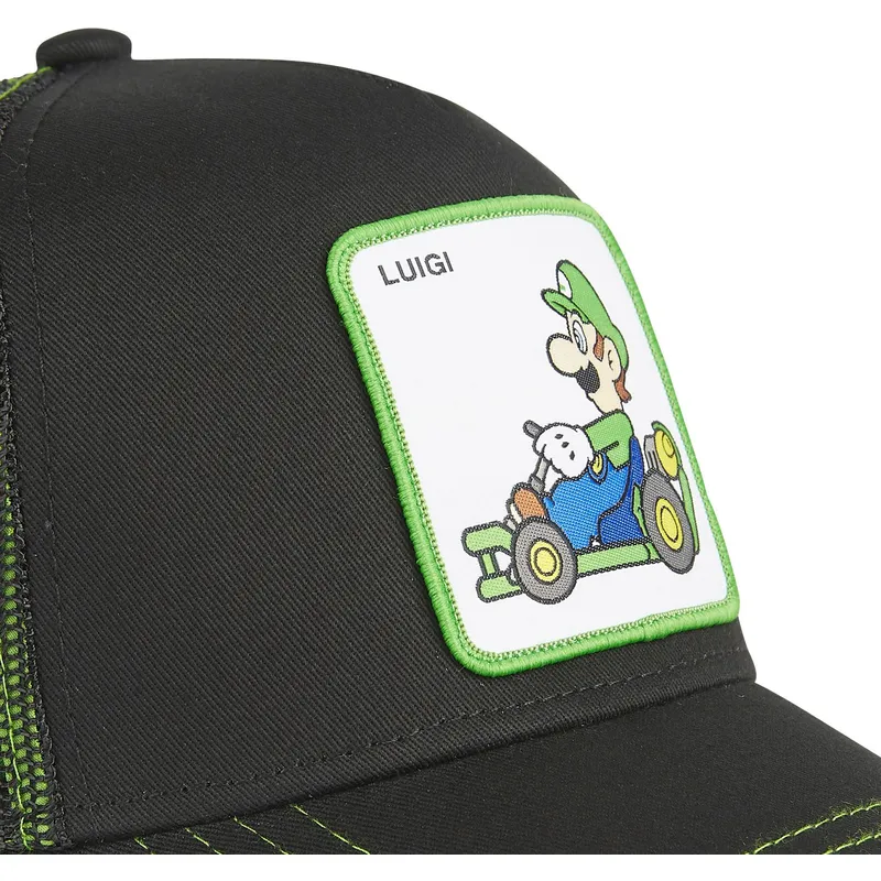 lippikset-kaareva-rekka-musta-snapback-kart-lui1-bros-luigi-super-mario-bros-capslab lippikset-kaareva-rekka-musta-snapback-kart-lui1-bros-luigi-super-mario-bros-capslab
