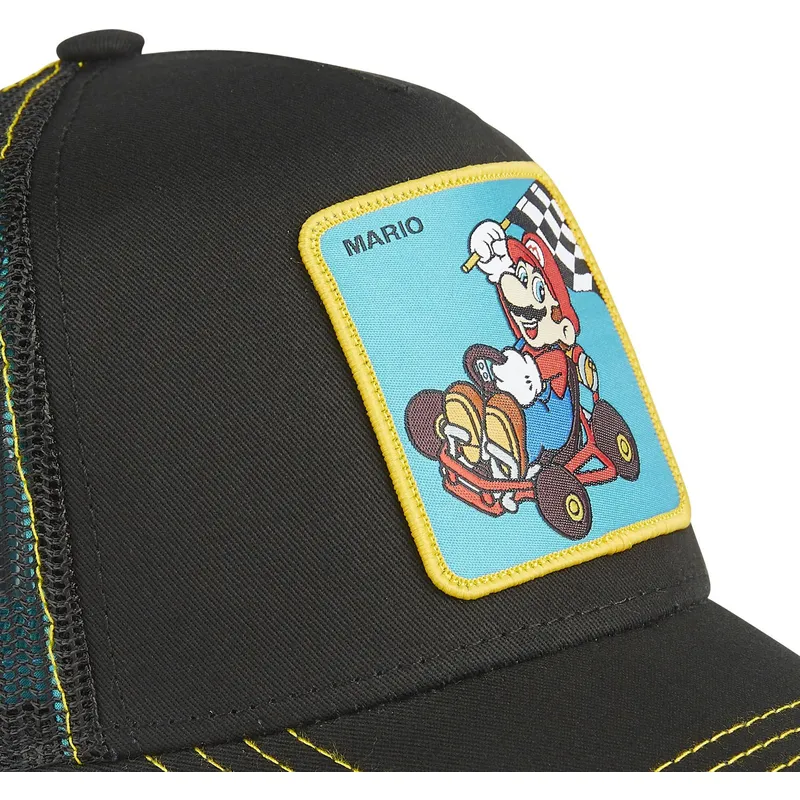 lippikset-kaareva-rekka-musta-snapback-kart-vic1-bros-mario-super-mario-bros-capslab