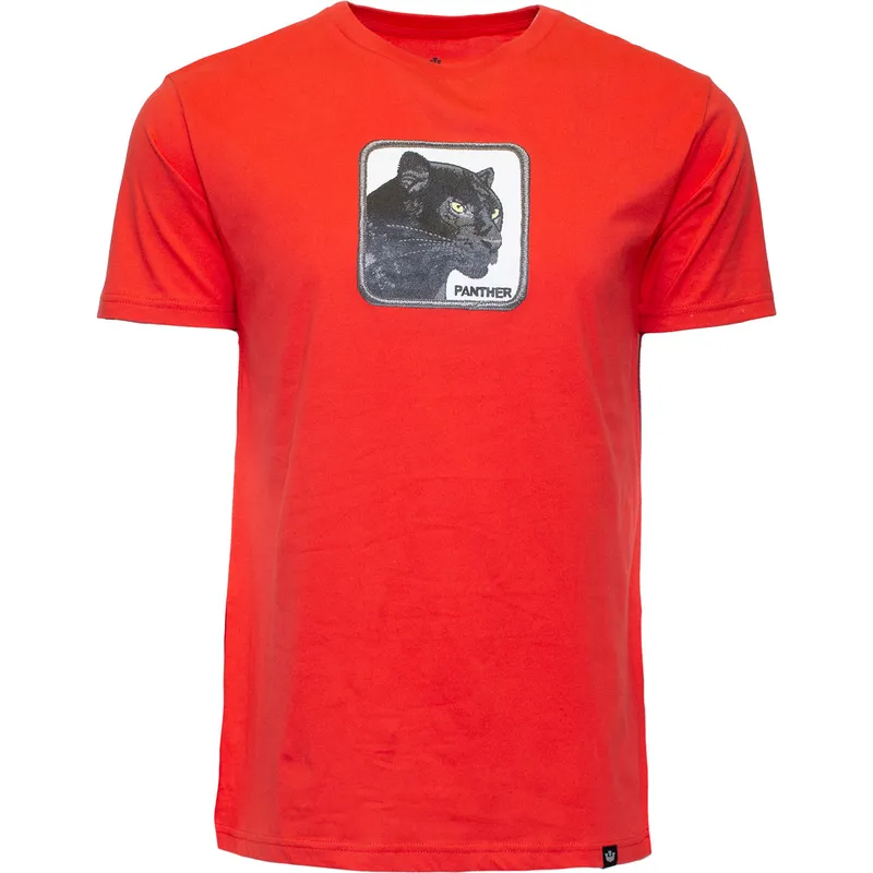 t-paidat-lyhythihainen-punainen-black-panther-big-cat-the-farm-goorin-bros t-paidat-lyhythihainen-punainen-black-panther-big-cat-the-farm-goorin-bros