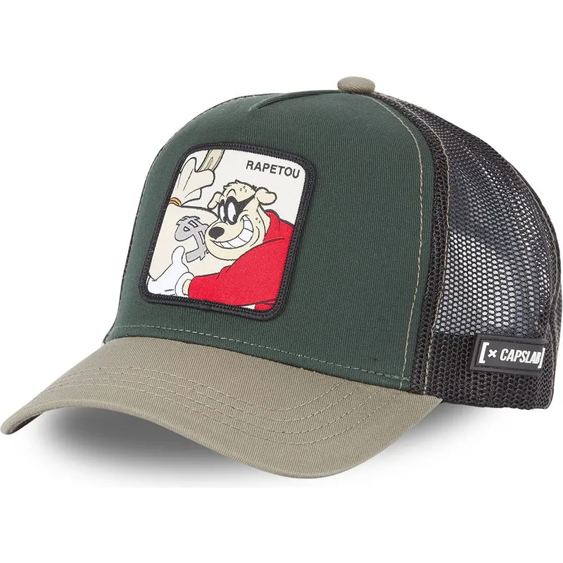 lippikset-kaareva-rekka-vihrea-snapback-bea1-karhukopla-disney-capslab