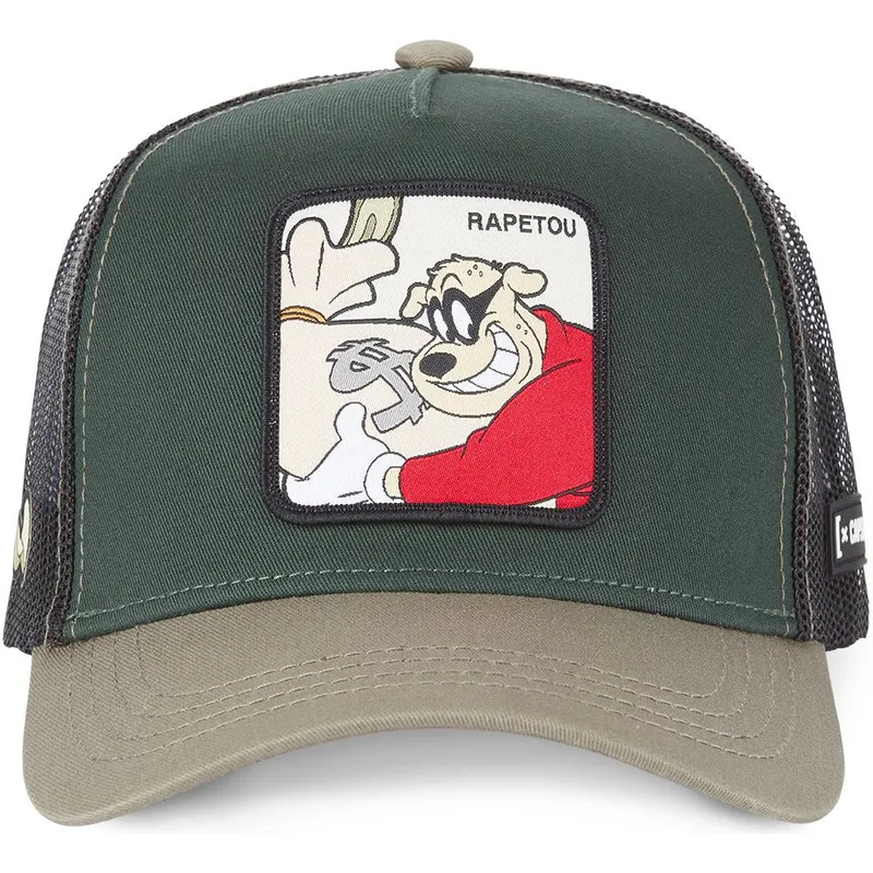 lippikset-kaareva-rekka-vihrea-snapback-bea1-karhukopla-disney-capslab