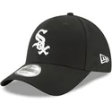 lippikset-kaareva-musta-saadettava-nauha-9forty-the-league-chicago-white-sox-mlb-new-era