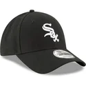 lippikset-kaareva-musta-saadettava-nauha-9forty-the-league-chicago-white-sox-mlb-new-era