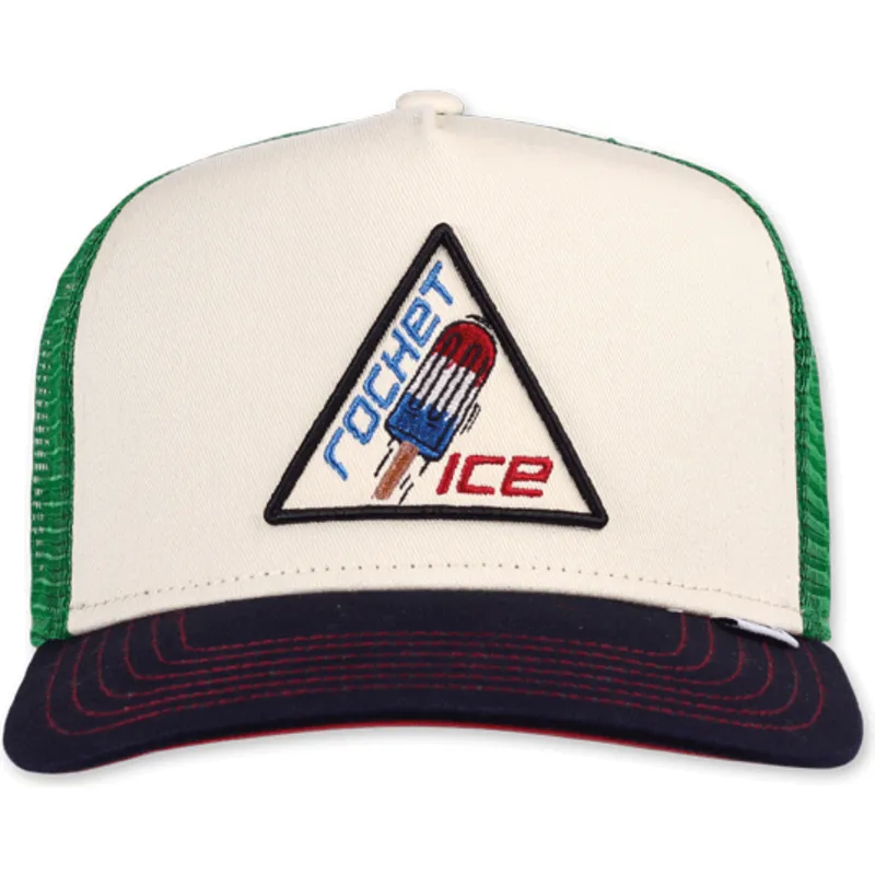 lippikset-kaareva-rekka-valkoinen-snapback-rocket-ice-hft-food-djinns lippikset-kaareva-rekka-valkoinen-snapback-rocket-ice-hft-food-djinns