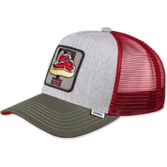 Lippikset kaareva rekka harmaa snapback T-Bone HFT Food Djinns