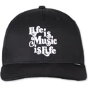 lippikset-kaareva-musta-saadettava-nauha-life-is-music-is-life-truefit-ioi-djinns