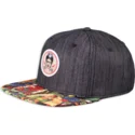 lippikset-littea-musta-snapback-frida-kahlo-linen-rev-djinns