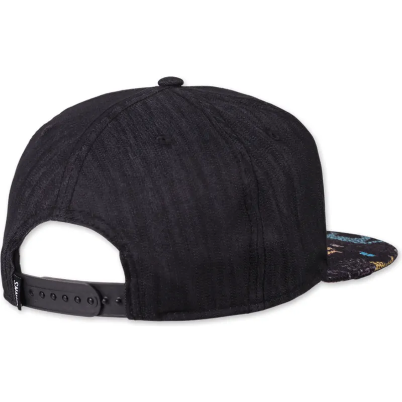 lippikset-littea-musta-snapback-gepard-linen-rev-djinns lippikset-littea-musta-snapback-gepard-linen-rev-djinns