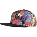 lippikset-littea-monivarinen-snapback-peacock-linen-djinns
