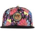 lippikset-littea-monivarinen-snapback-peacock-linen-djinns