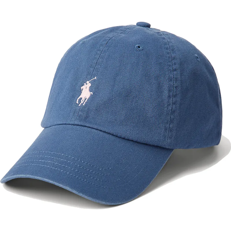 lippikset-kaareva-laivastonsininen-saadettava-nauha-rosa-cotton-chino-classic-sport-polo-ralph-lauren