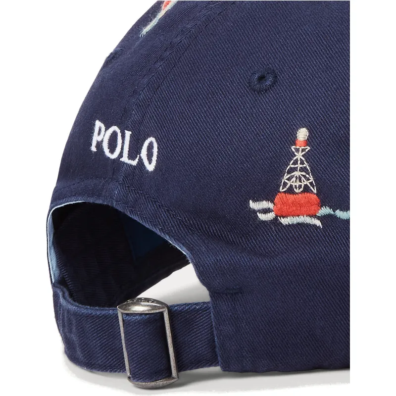 lippikset-kaareva-laivastonsininen-saadettava-nauha-nautical-twill-polo-ralph-lauren lippikset-kaareva-laivastonsininen-saadettava-nauha-nautical-twill-polo-ralph-lauren