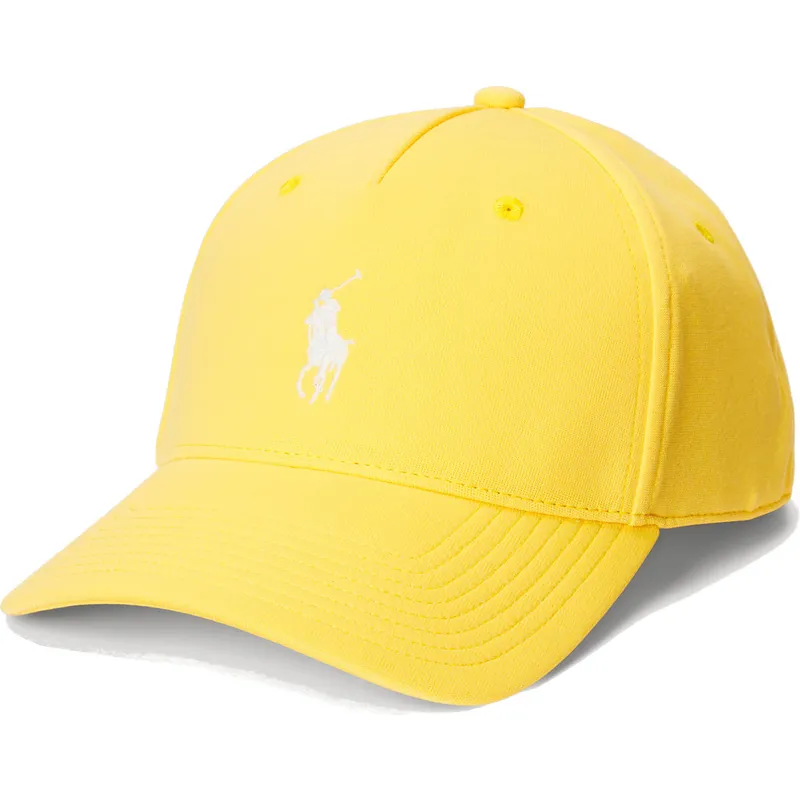lippikset-kaareva-keltainen-snapback-ponte-darted-modern-sport-polo-ralph-lauren