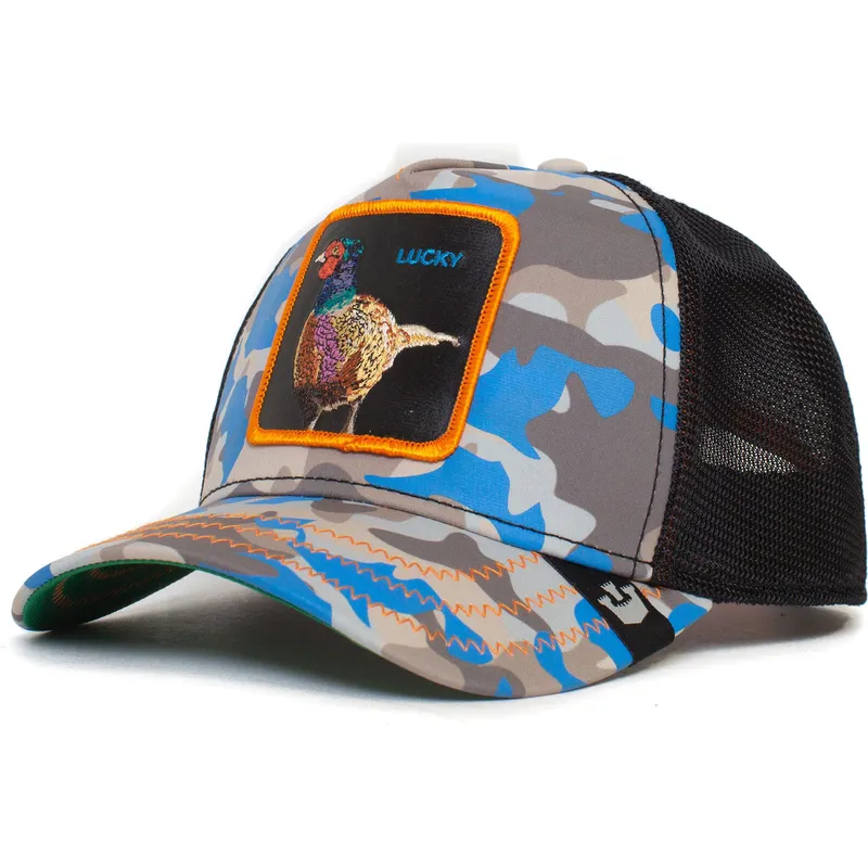 lippikset-kaareva-rekka-maastokuvio-snapback-lucky-luck-stays-down-the-farm-goorin-bros lippikset-kaareva-rekka-maastokuvio-snapback-lucky-luck-stays-down-the-farm-goorin-bros