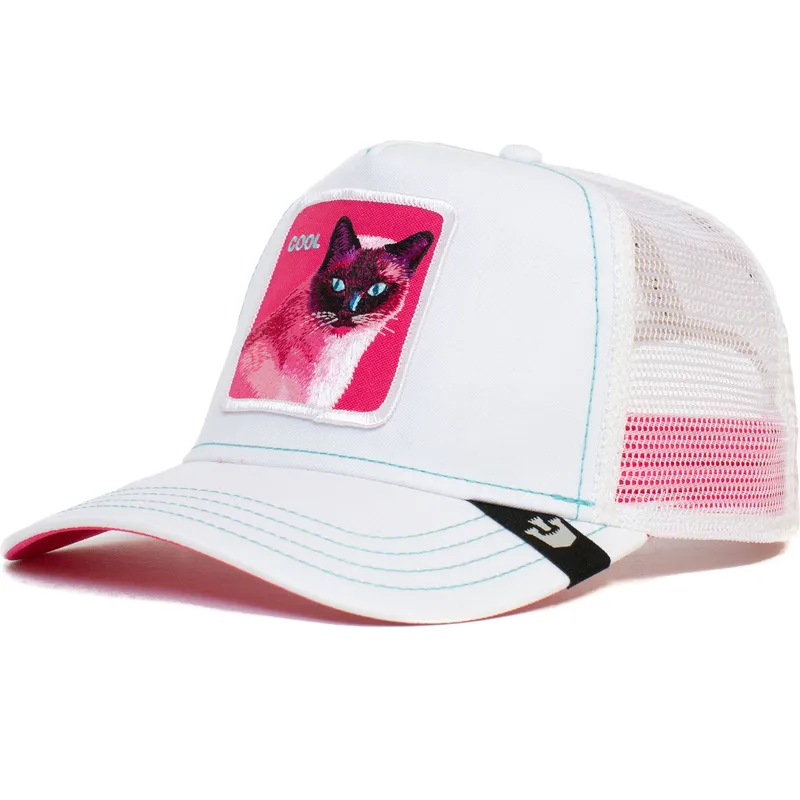 lippikset-kaareva-rekka-valkoinen-snapback-cool-kitty-trip-the-farm-goorin-bros lippikset-kaareva-rekka-valkoinen-snapback-cool-kitty-trip-the-farm-goorin-bros