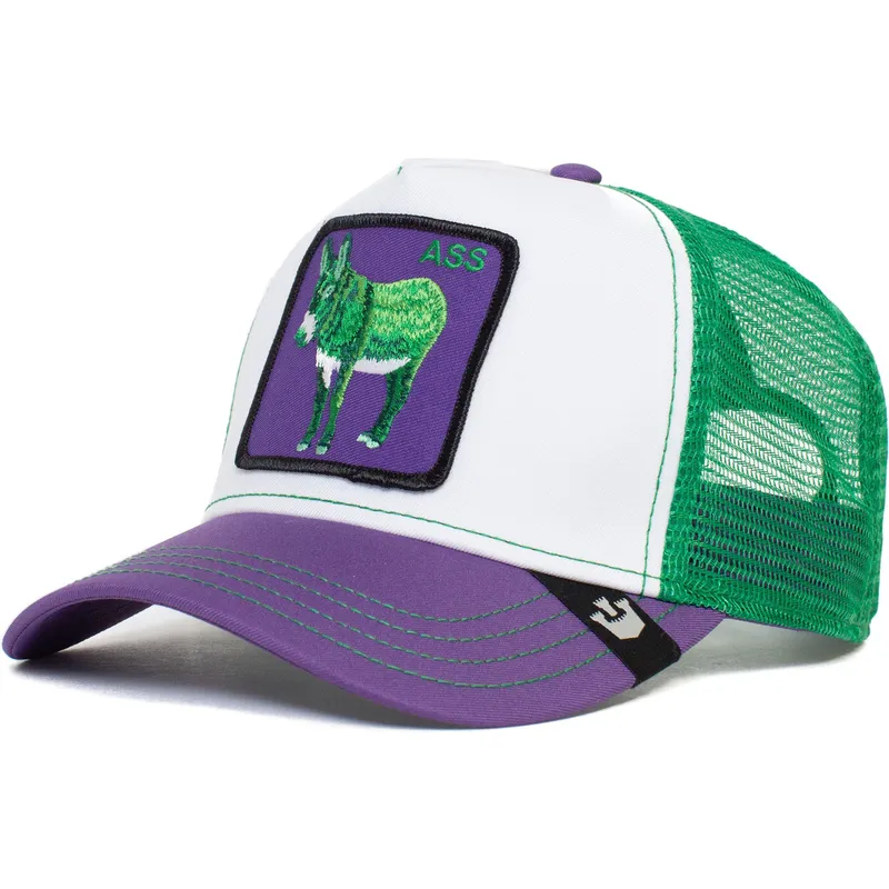 lippikset-kaareva-rekka-monivarinen-snapback-ass-donkey-trip-the-farm-goorin-bros