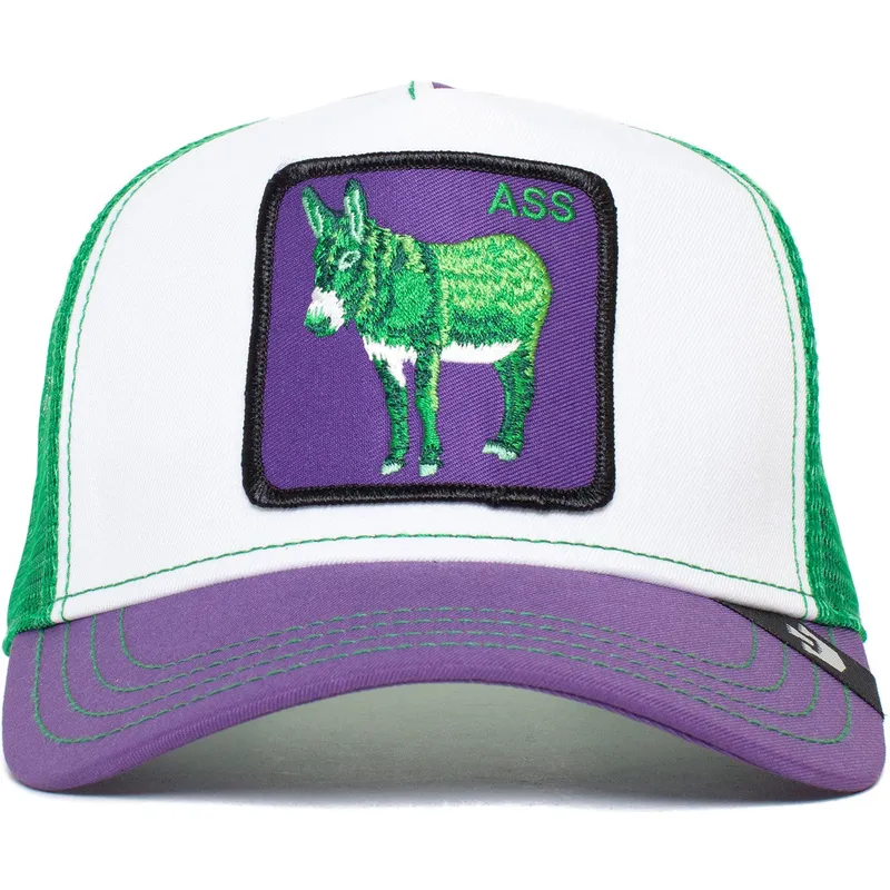 lippikset-kaareva-rekka-monivarinen-snapback-ass-donkey-trip-the-farm-goorin-bros