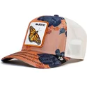 lippikset-kaareva-rekka-oranssi-snapback-majestic-monarchy-of-roses-the-farm-goorin-bros