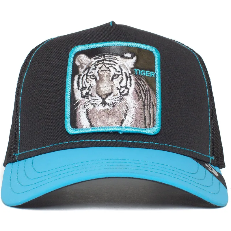 lippikset-kaareva-rekka-musta-snapback-tiger-blue-streak-the-farm-goorin-bros