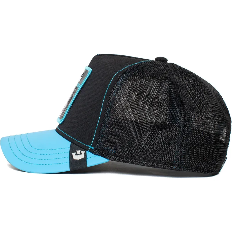 lippikset-kaareva-rekka-musta-snapback-tiger-blue-streak-the-farm-goorin-bros
