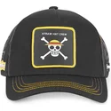 lippikset-kaareva-rekka-musta-snapback-one1-olkihattujen-merirosvojengi-one-piece-capslab