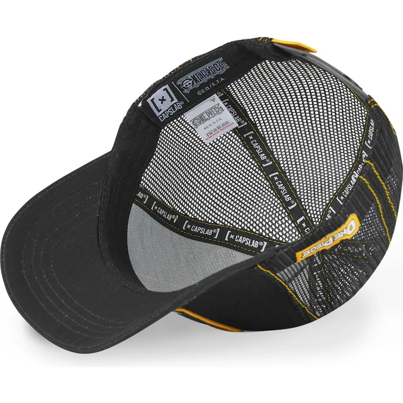 lippikset-kaareva-rekka-musta-snapback-one1-olkihattujen-merirosvojengi-one-piece-capslab