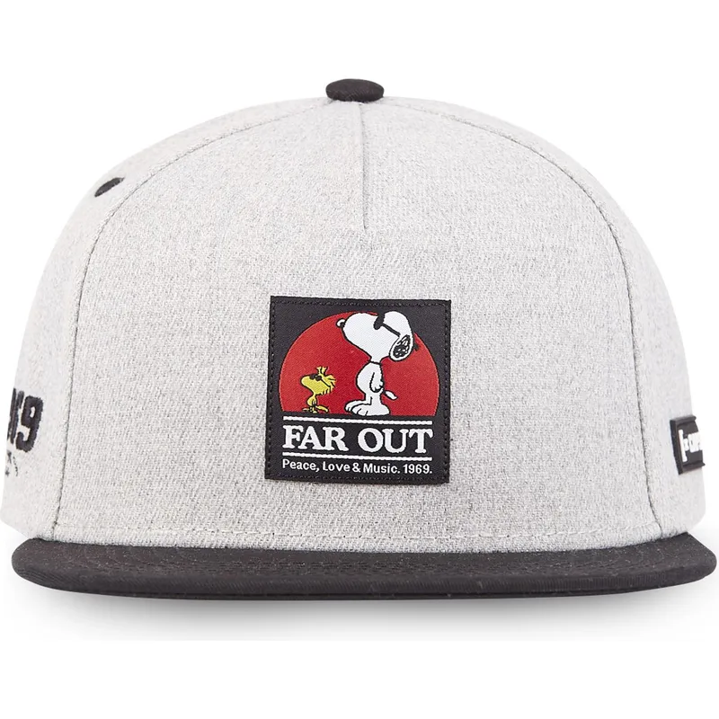 lippikset-littea-rekka-harmaa-snapback-far-out-naw3-snoopy-tenavat-capslab