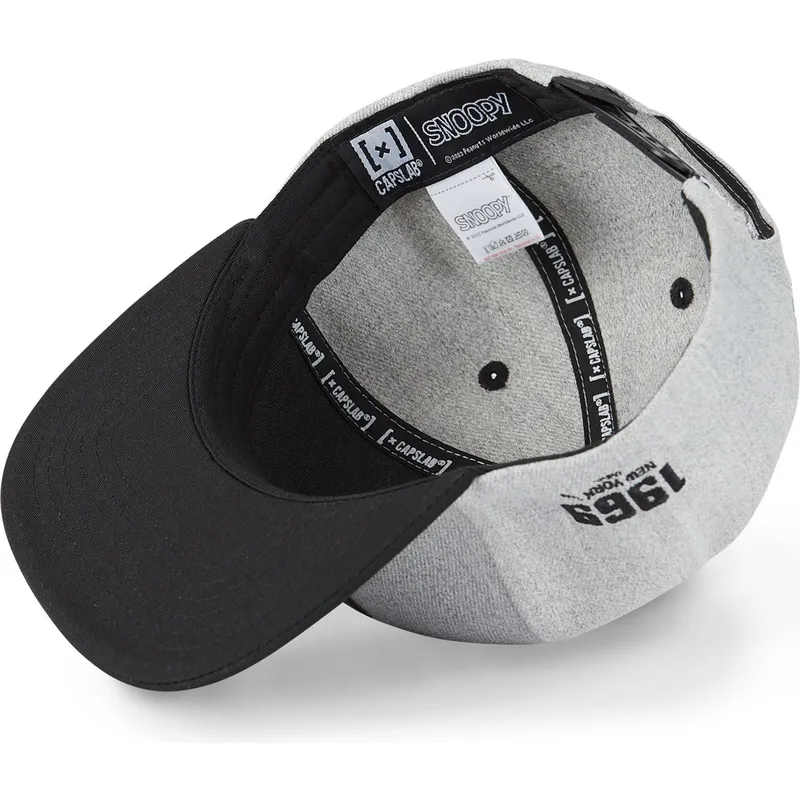 lippikset-littea-rekka-harmaa-snapback-far-out-naw3-snoopy-tenavat-capslab