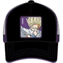 lippikset-kaareva-rekka-musta-snapback-super-saiyan-2-goh1-son-gohan-dragon-ball-capslab