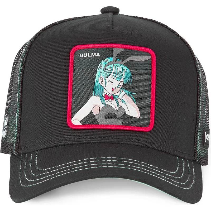 lippikset-kaareva-rekka-musta-snapback-db3-bul1-bulma-dragon-ball-capslab