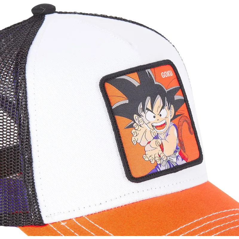 lippikset-kaareva-rekka-valkoinen-snapback-db3-gok2-son-goku-dragon-ball-capslab