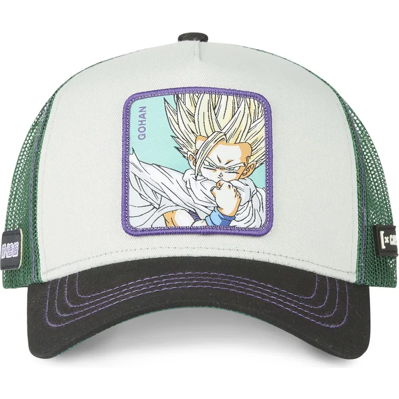 lippikset-kaareva-rekka-harmaa-snapback-super-saiyan-2-goh2-son-gohan-dragon-ball-capslab