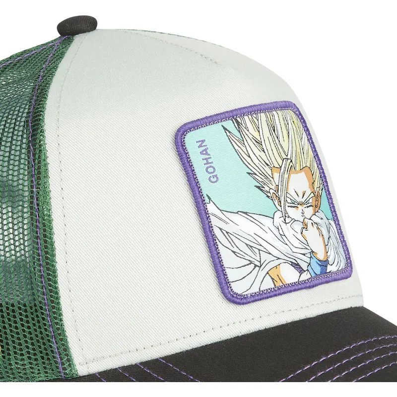 lippikset-kaareva-rekka-harmaa-snapback-super-saiyan-2-goh2-son-gohan-dragon-ball-capslab