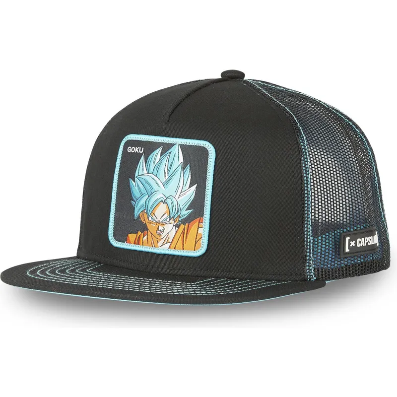 lippikset-littea-rekka-musta-snapback-super-saiyan-blue-sa1-son-goku-dragon-ball-capslab lippikset-littea-rekka-musta-snapback-super-saiyan-blue-sa1-son-goku-dragon-ball-capslab