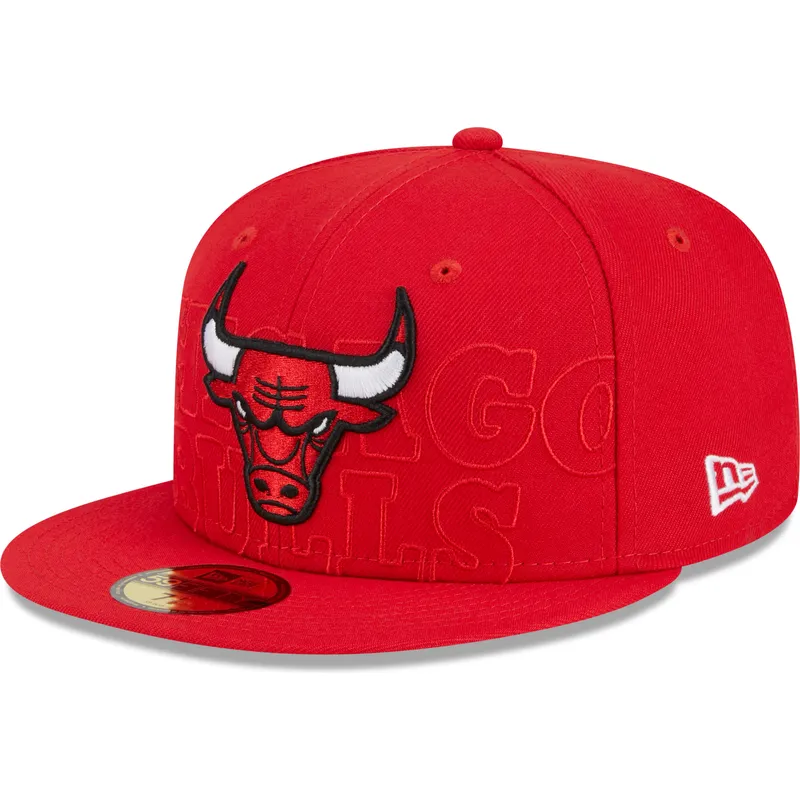 lippikset-littea-punainen-istuva-59fifty-draft-edition-2023-chicago-bulls-nba-new-era