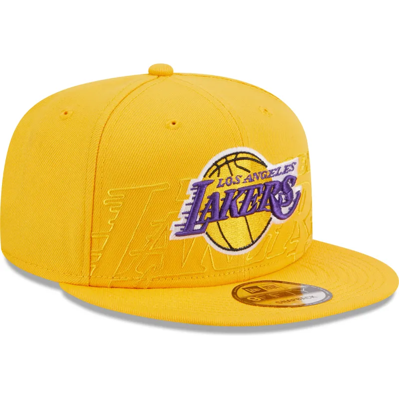 lippikset-littea-keltainen-snapback-9fifty-draft-edition-2023-los-angeles-lakers-nba-new-era