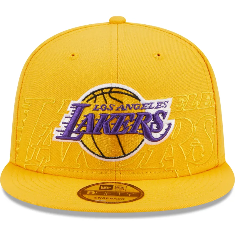 lippikset-littea-keltainen-snapback-9fifty-draft-edition-2023-los-angeles-lakers-nba-new-era