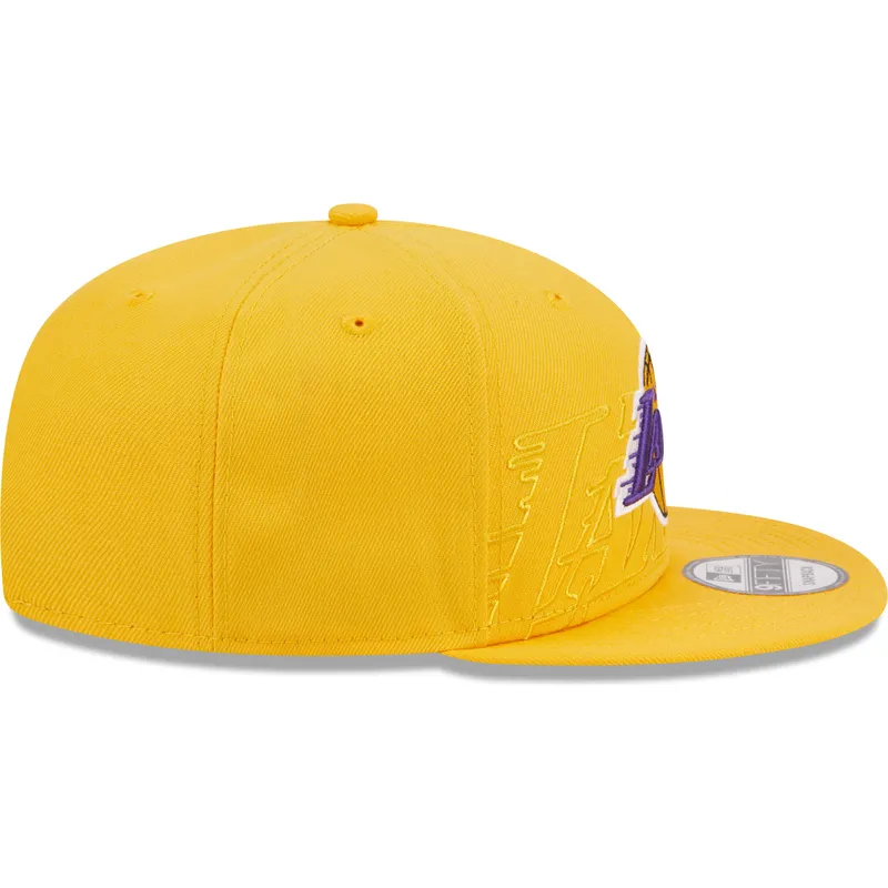 lippikset-littea-keltainen-snapback-9fifty-draft-edition-2023-los-angeles-lakers-nba-new-era