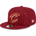 lippikset-littea-punainen-snapback-9fifty-draft-edition-2023-cleveland-cavaliers-nba-new-era